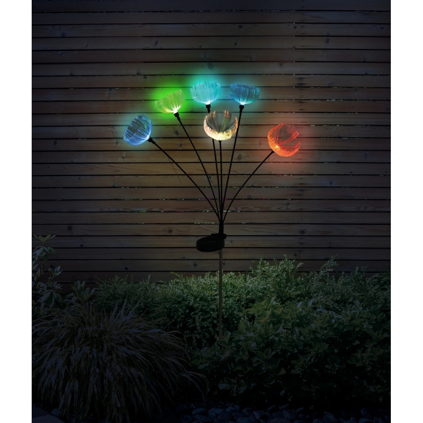 Globo - LED RGB Solarleuchte 6xLED/1,2V IP44 300 mAh