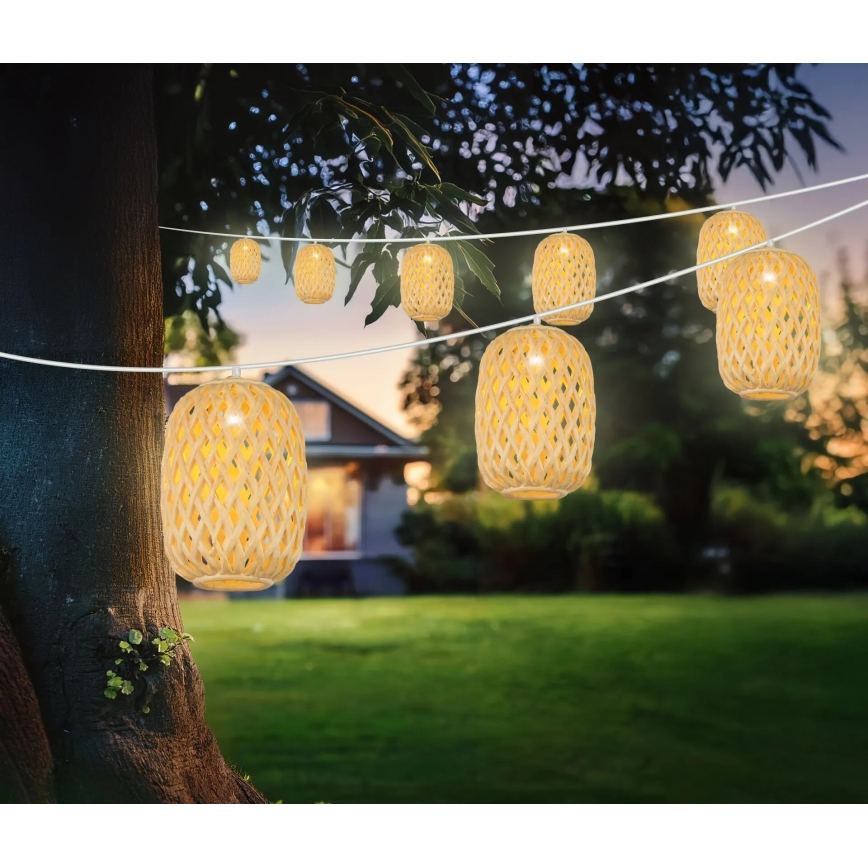 Globo - LED Solar-Lichterkette LED/0,06W/3V 650 cm IP44 400 mAh