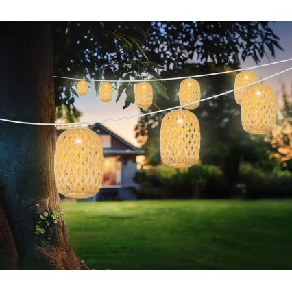 Globo - LED-Solarlichterkette LED/0,06W/3V 650 cm IP44