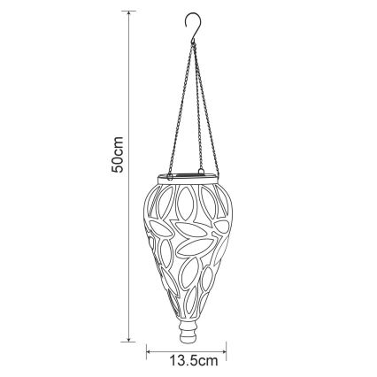 Globo – LED-Solarleuchte LED/0,9W/3,2V IP44 klar