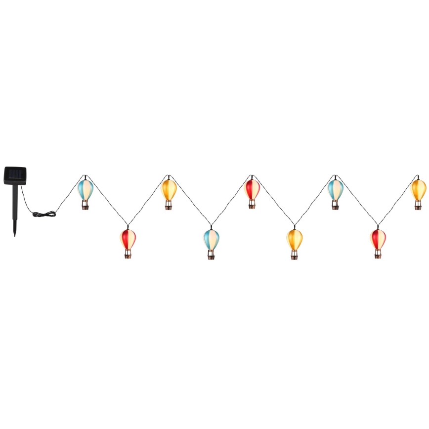 Globo - LED-Solarlichterkette 9xLED/0,06W/3V 390 cm IP44