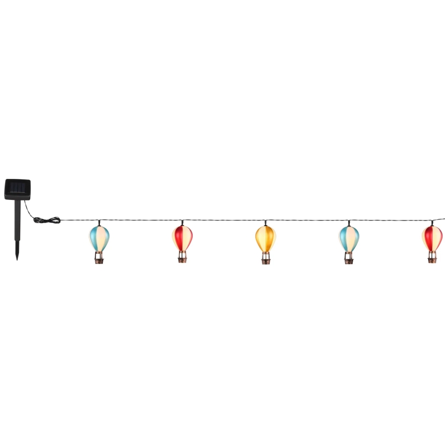 Globo - LED-Solarlichterkette 9xLED/0,06W/3V 390 cm IP44