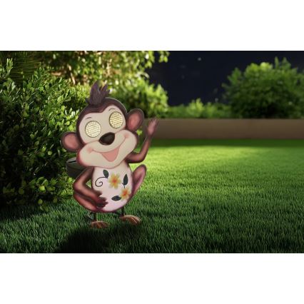 Globo - LED-Solarleuchte 104xLED/3V IP44 300 mAh Affe