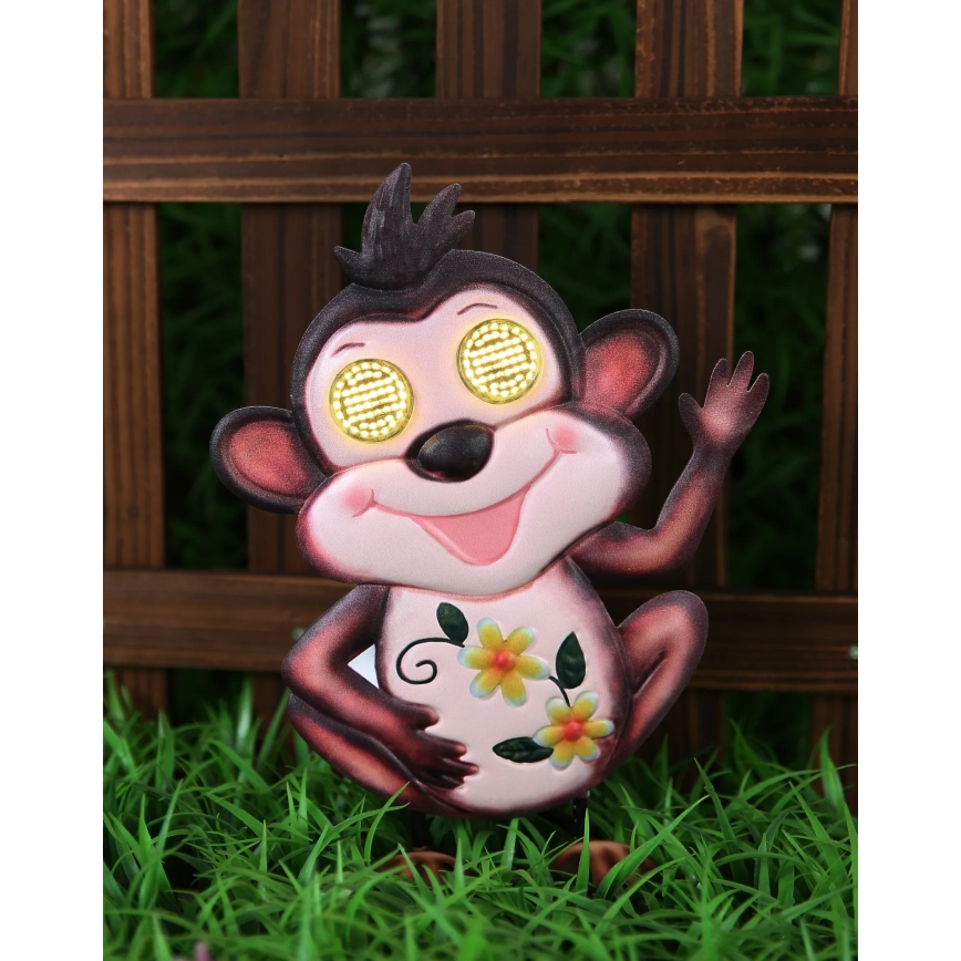 Globo - LED-Solarleuchte 104xLED/3V IP44 300 mAh Affe