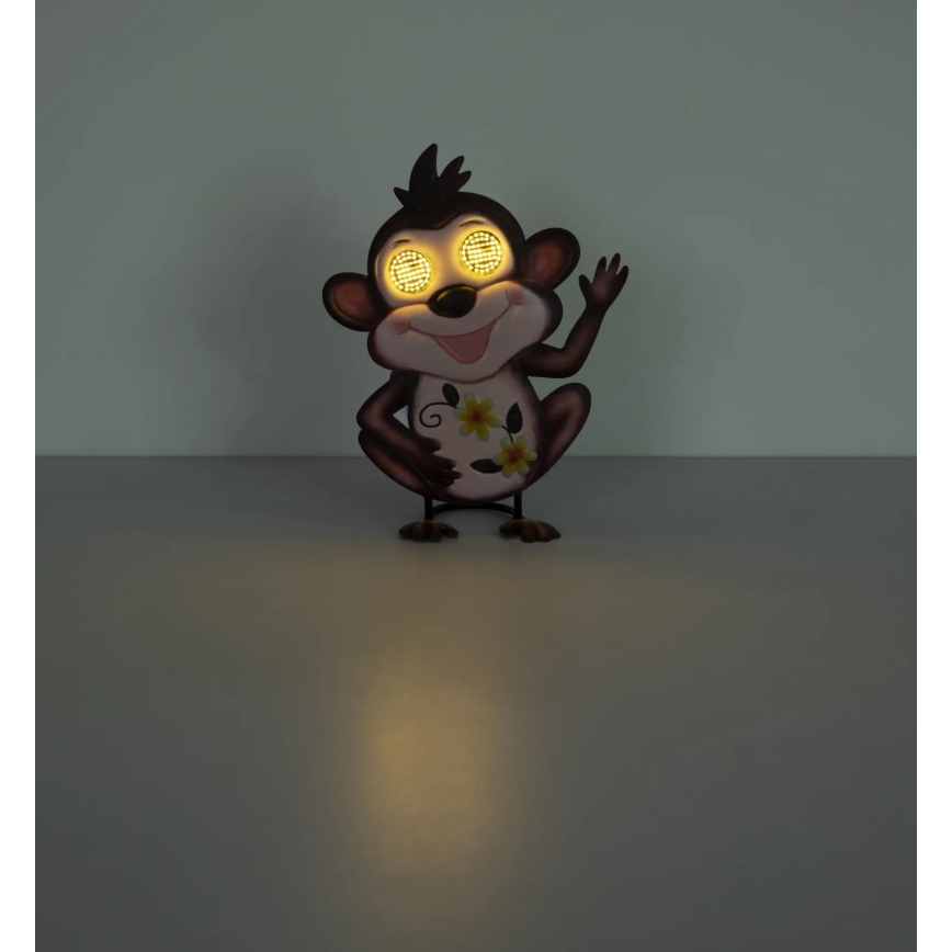 Globo - LED-Solarleuchte 104xLED/3V IP44 300 mAh Affe