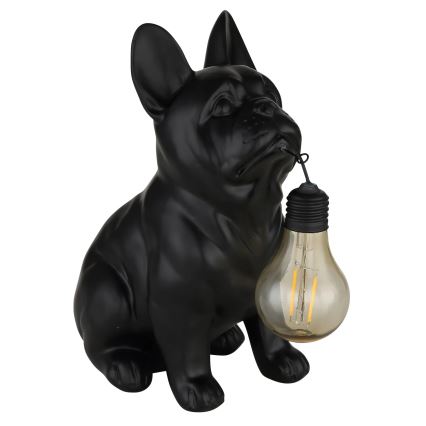 Globo - LED-Solarleuchte LED/3V IP44 300 mAh schwarzer Hund