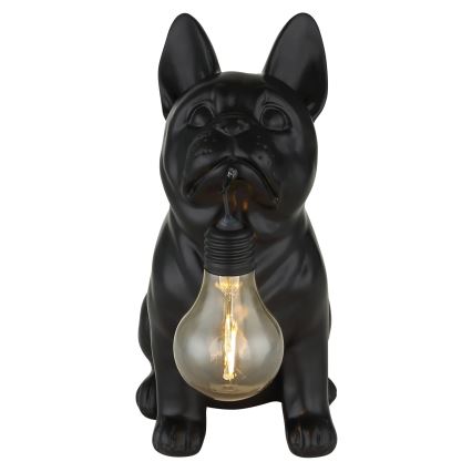 Globo - LED-Solarleuchte LED/3V IP44 300 mAh schwarzer Hund