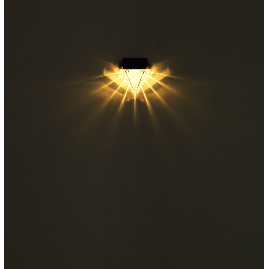 Globo - SET 2x LED-Solarwandleuchte LED/0,5W/3V IP44
