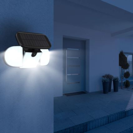 Globo - LED Solarleuchte mit Sensor LED/3,7V IP44 2000 mAh