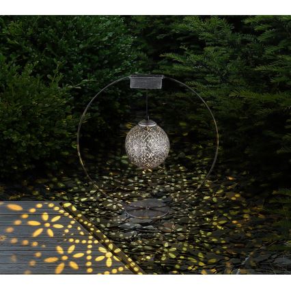 Globo - LED-Solarbeleuchtung LED/0,06W/1,2V silbern IP44