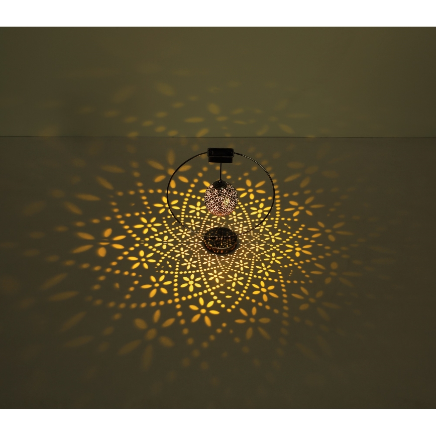 Globo - LED-Solarbeleuchtung LED/0,06W/1,2V silbern IP44