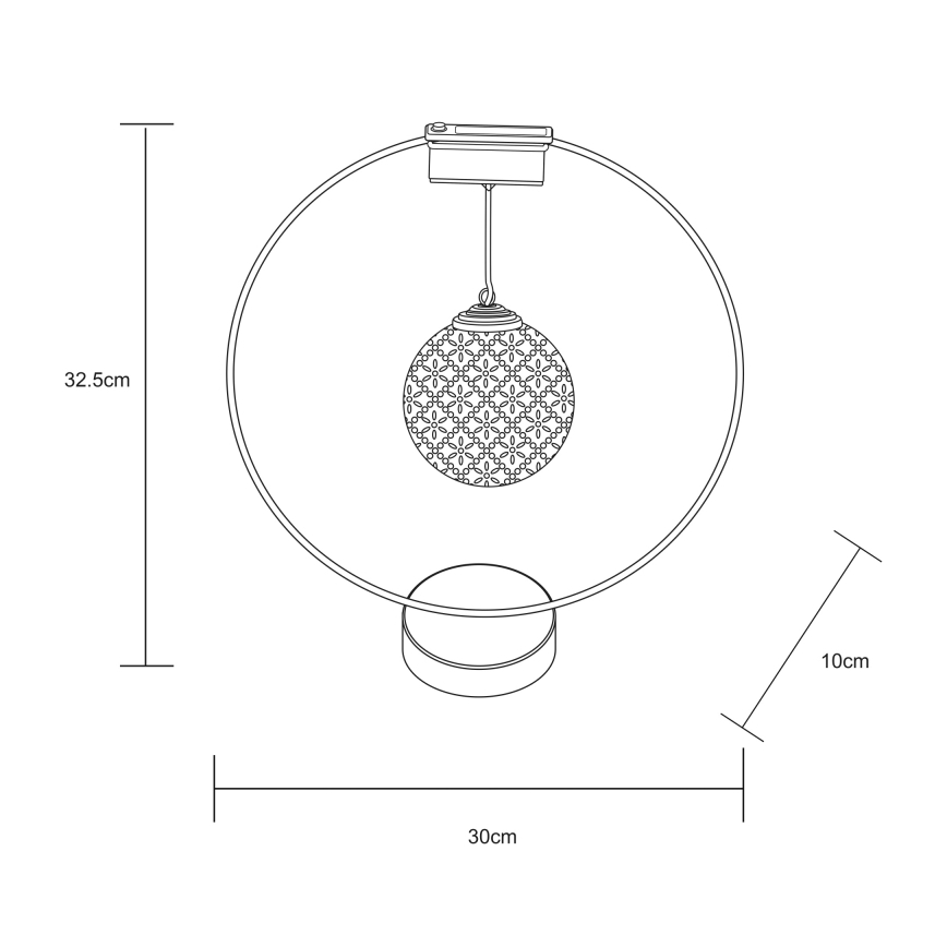 Globo - LED-Solarbeleuchtung LED/0,06W/1,2V silbern IP44