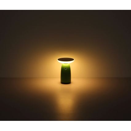Globo - Dimmbare LED-Solarleuchte mit Touch-Funktion LED/10W/3,7V IP54 grün
