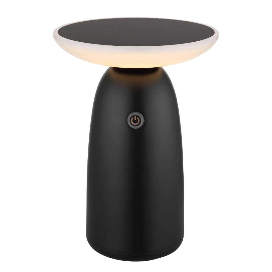 Globo - LED dimmbare Solar-Touchlampe LED/10W/3,7V IP54 3600 mAh schwarz