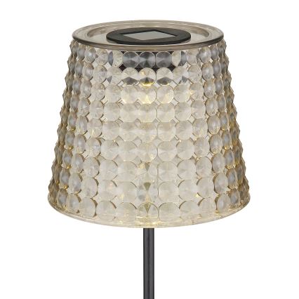 Globo - SET 2x LED-Solarleuchte LED/0,06W/3V IP44 grau