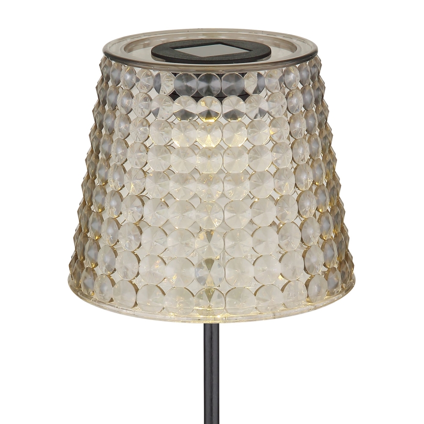 Globo - SET 2x LED-Solarleuchte LED/0,06W/3V IP44 grau