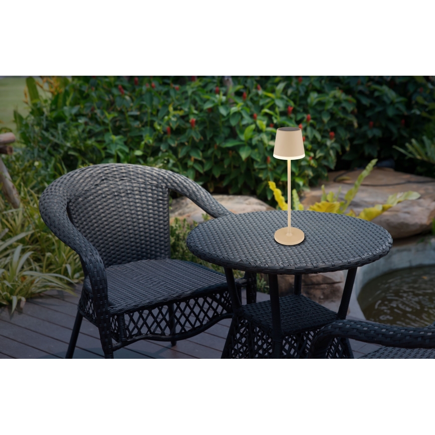 Globo - LED-Solarleuchte LED/0,6W/3V 3000K IP44 1200 mAh beige