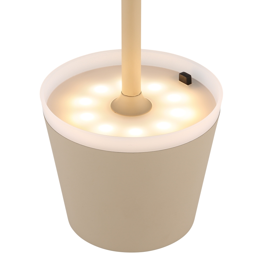 Globo - LED-Solarleuchte LED/0,6W/3V 3000K IP44 1200 mAh beige