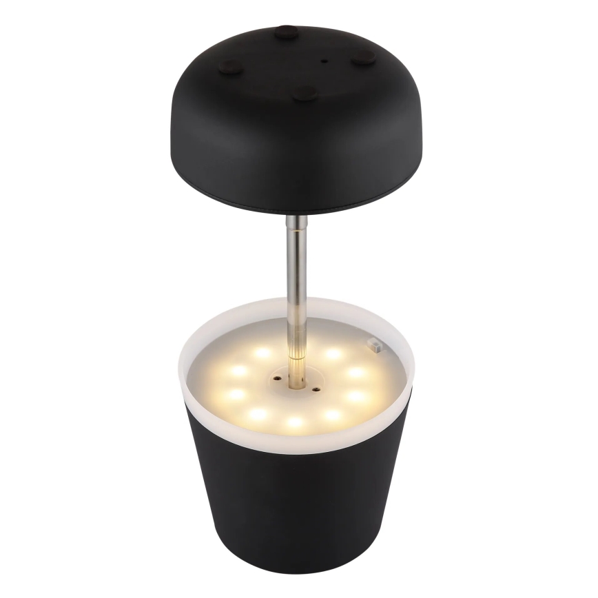 Globo - LED-Solarleuchte 10xLED/0,06W/3V IP44 schwarz
