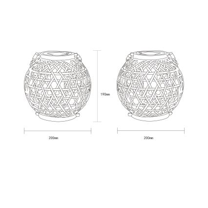 Globo - LED-Solarleuchte LED/0,02W/3V IP44