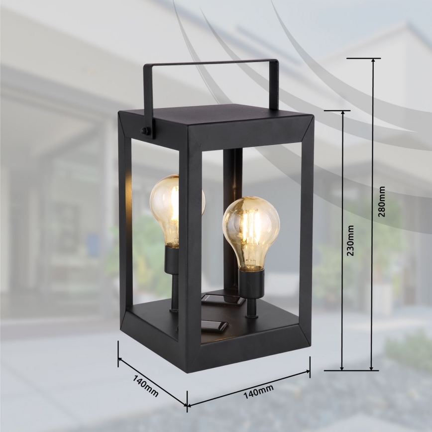 Globo – LED-Solarleuchte 2xLED/0,06W/3V IP44