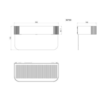 Globo - LED-Solar-Hausnummer LED/6W/3,7V IP54 1800 mAh