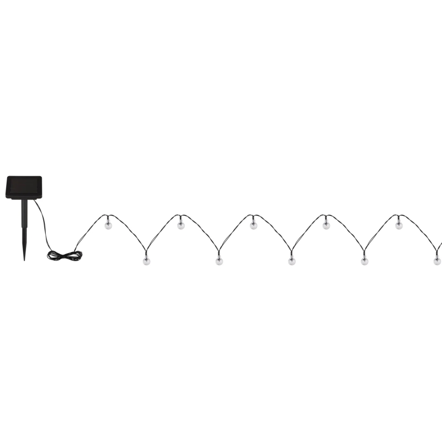Globo - LED-Solarlichterkette 20xLED/0,06W/3,2V 285 cm IP44