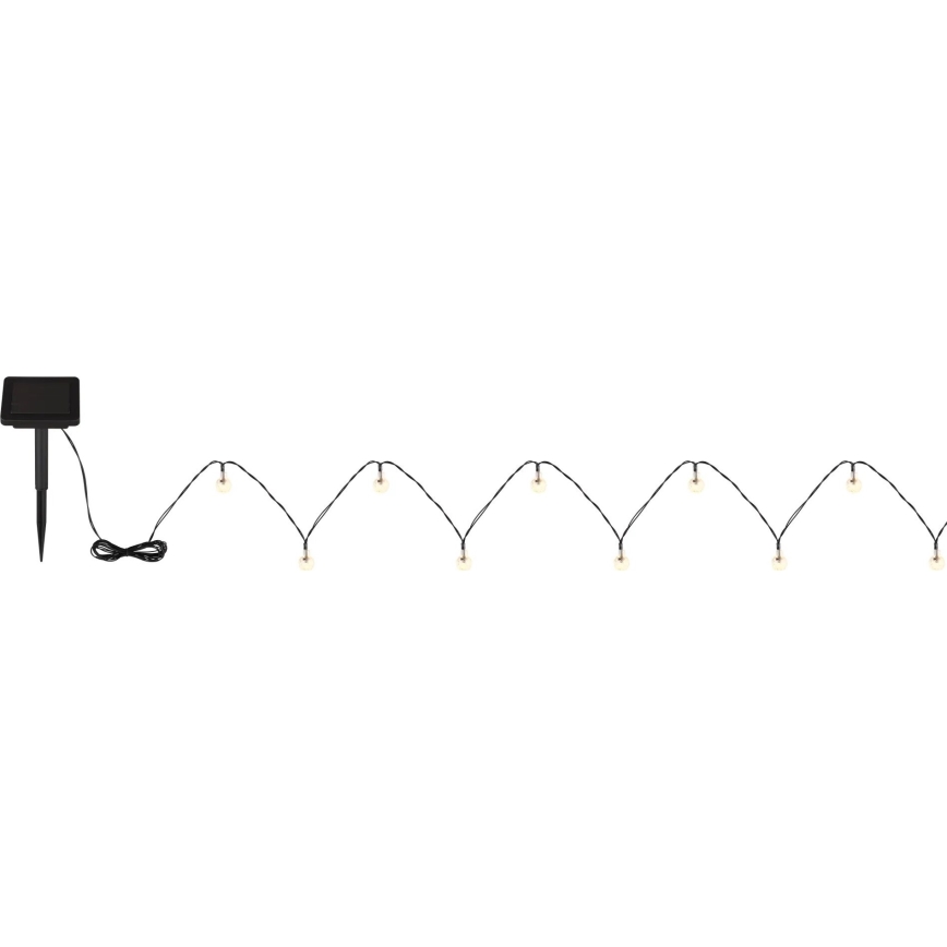 Globo - LED-Solarlichterkette 20xLED/0,06W/3,2V 285 cm IP44