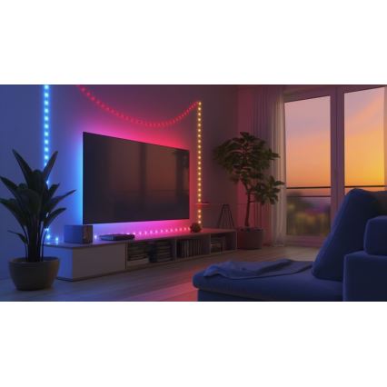 Globo - LED RGB Streifen 50xLED/0,06W/5V 5 m 27 Funktionen