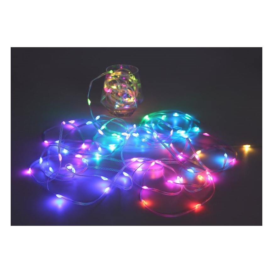 Globo - LED RGB Streifen 50xLED/0,06W/5V 5 m 27 Funktionen