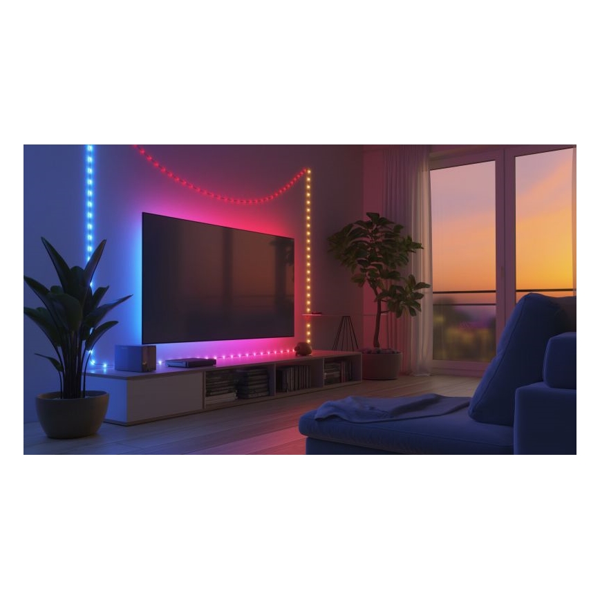 Globo - LED RGB Streifen 100xLED/0,06W/5V 10 m 27 Funktionen