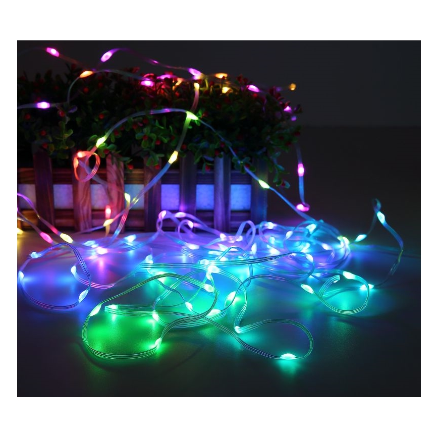 Globo - LED RGB Streifen 100xLED/0,06W/5V 10 m 27 Funktionen