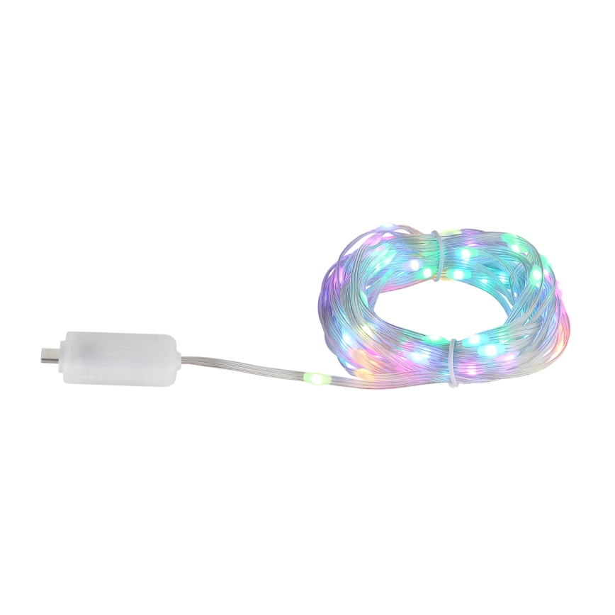 Globo - LED RGB Streifen 100xLED/0,06W/5V 10 m 27 Funktionen