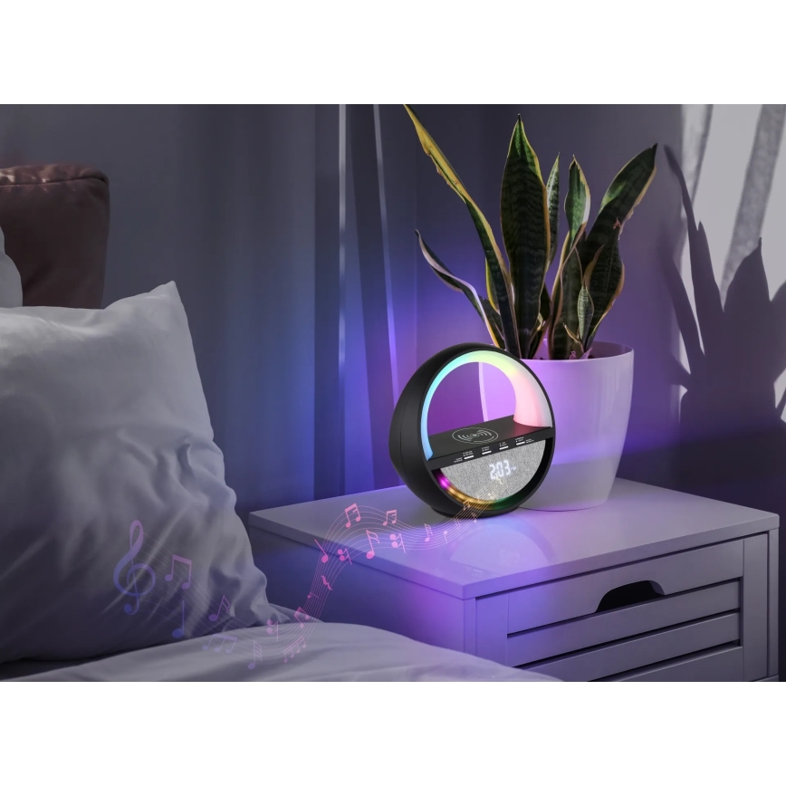 Globo - LED RGB wiederaufladbare Touch-Tischlampe mit Lautsprecher LED/3,5W/5V 1800 mAh
