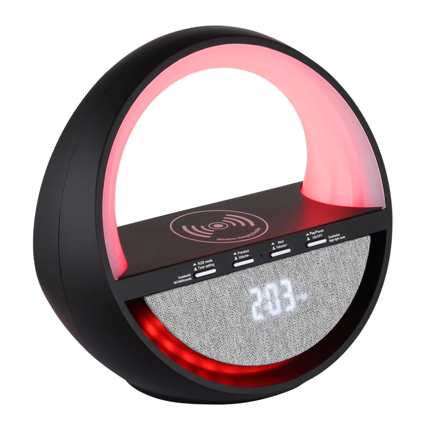 Globo - LED RGB wiederaufladbare Touch-Tischlampe mit Lautsprecher LED/3,5W/5V 1800 mAh