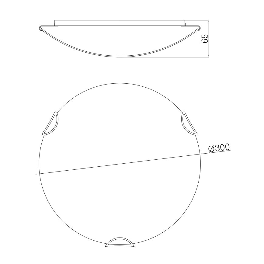 Globo - Deckenleuchte 2xE27/60W/230V