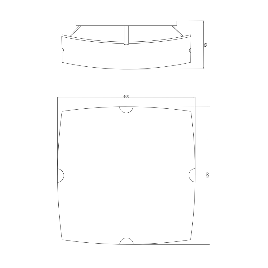 Globo - Deckenleuchte 3xE27/60W/230V