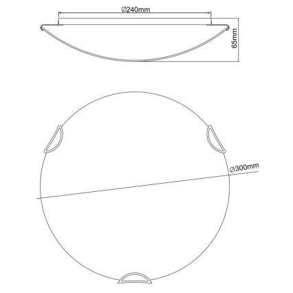 Globo - Kinder Deckenleuchte 2xE27ILLU/60W/230V