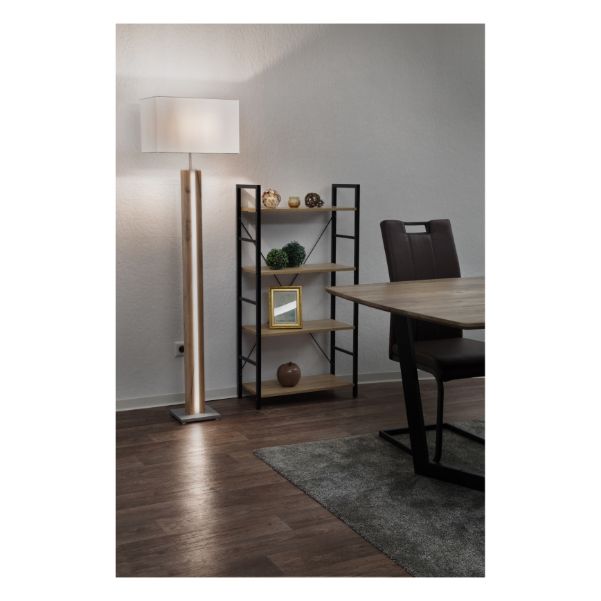 Globo - LED-Stehleuchte LED/17W/230V + 1xE27/40W