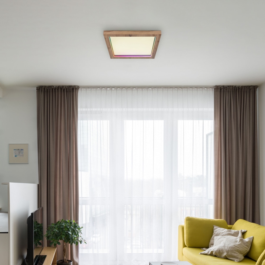 Globo - LED RGBW dimmbare Deckenleuchte LED/24W/230V 2700-6000K + Fernbedienung