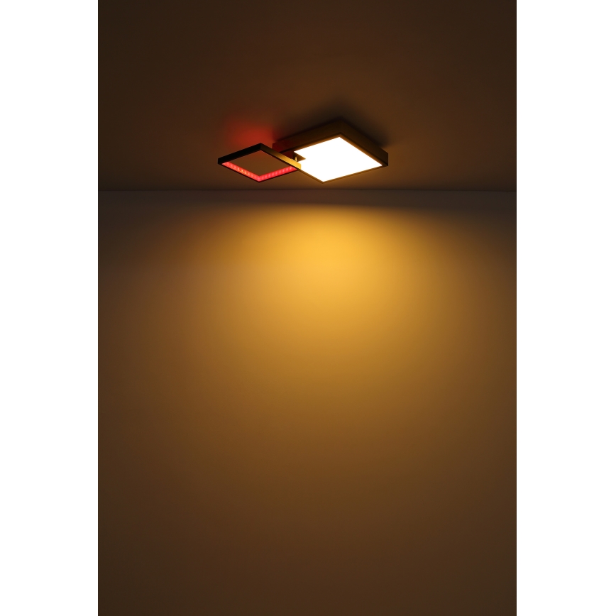 Globo - LED RGBW dimmbare Leuchte LED/21W/230V + LED/3W 2700-6500K + Fernbedienung