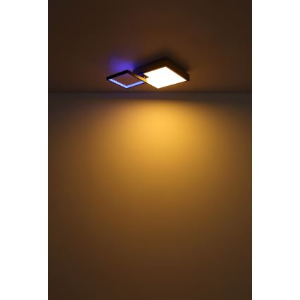 Globo - LED RGBW dimmbare Leuchte LED/21W/230V + LED/3W 2700-6500K + Fernbedienung