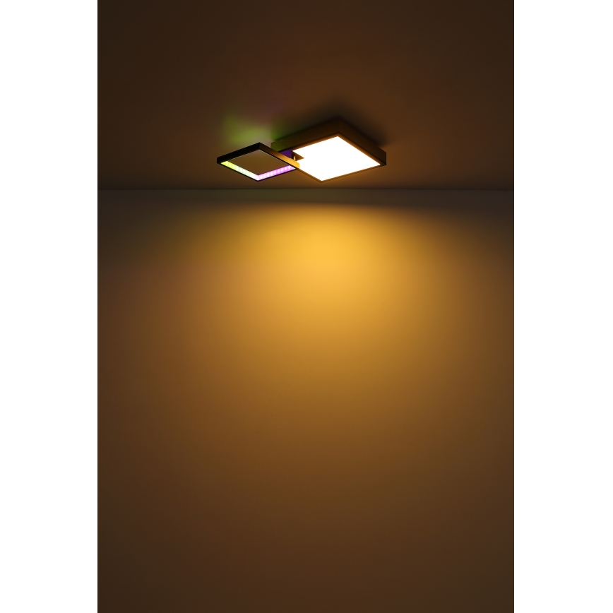 Globo - LED RGBW dimmbare Leuchte LED/21W/230V + LED/3W 2700-6500K + Fernbedienung