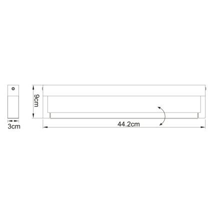 Globo - LED-Wandleuchte für Badezimmer LED/12W/230V IP44