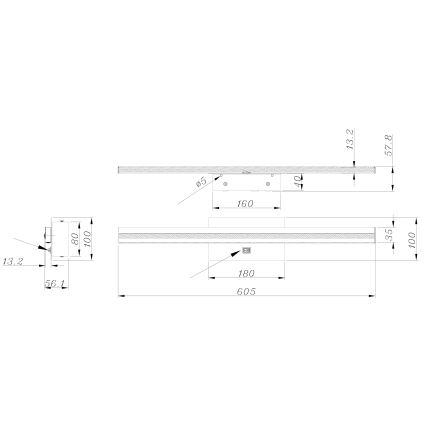 Globo  - LED-Badewandleuchte LED/18W/230V IP44