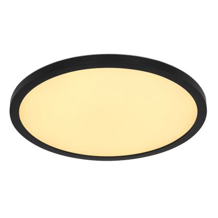 Globo - LED RGB Dimmbare Deckenleuchte für Badezimmer LED/18W/230V 3000-6000K + Fernbedienung IP44 schwarz