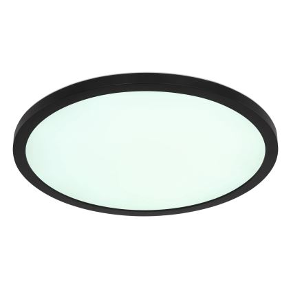 Globo - LED RGB Dimmbare Deckenleuchte für Badezimmer LED/18W/230V 3000-6000K + Fernbedienung IP44 schwarz