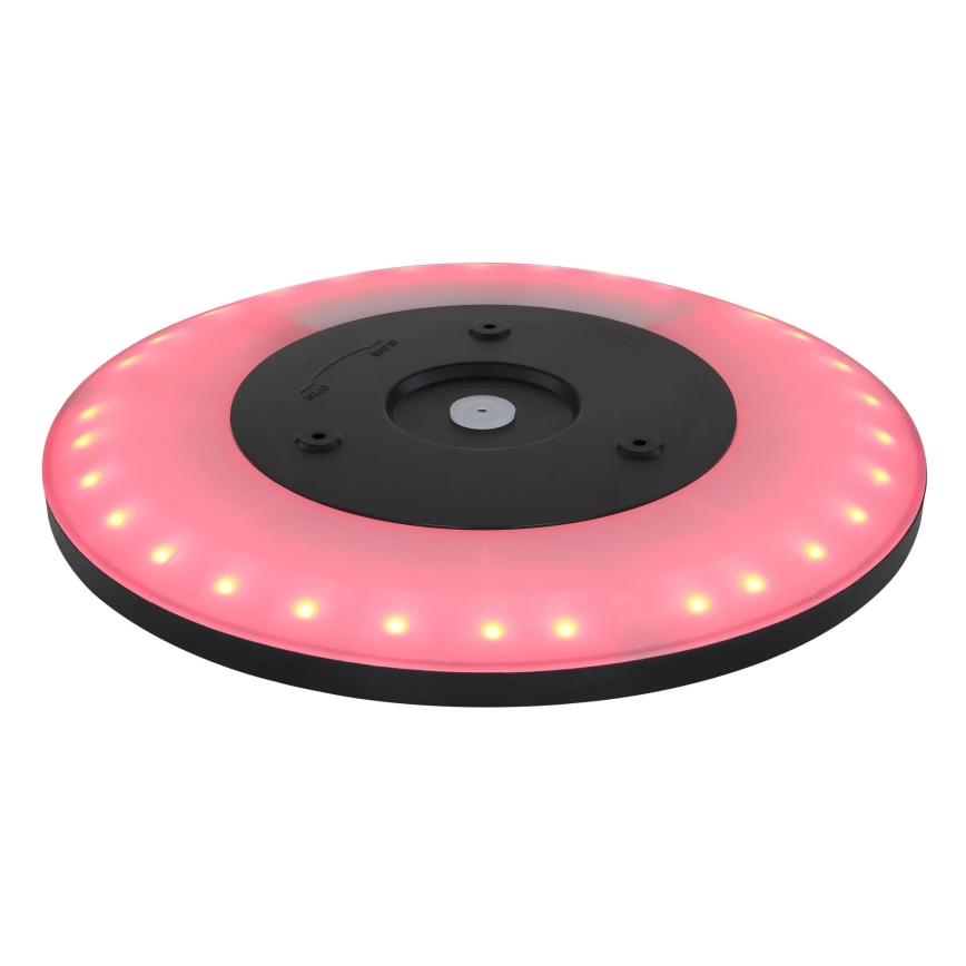 Globo - LED RGB Dimmbare Deckenleuchte für Badezimmer LED/18W/230V 3000-6000K + Fernbedienung IP44 schwarz