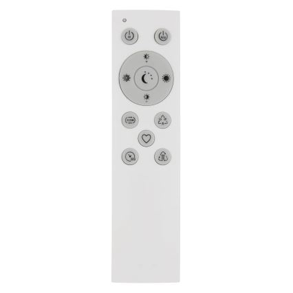 Globo - LED RGB Dimmbare Deckenleuchte für Badezimmer LED/18W/230V 3000-6000K + Fernbedienung IP44 schwarz