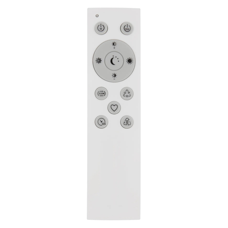 Globo - LED RGB Dimmbare Deckenleuchte für Badezimmer LED/18W/230V 3000-6000K + Fernbedienung IP44 schwarz